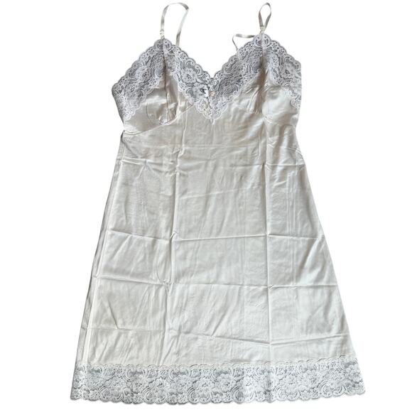 Vintage Ashley Taylor White, Lace, Sleeveless, Nighty/Slip- 38(M) - Picture 1 of 10